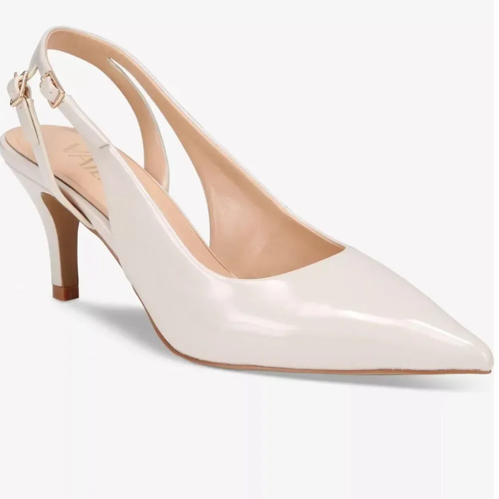 Unbranded Women's Cream and White Courts